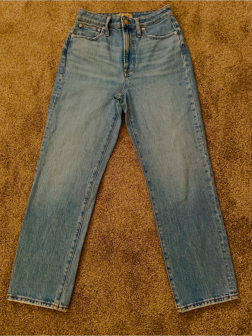 Madewell curvy perfect vintage straight jeans 27
